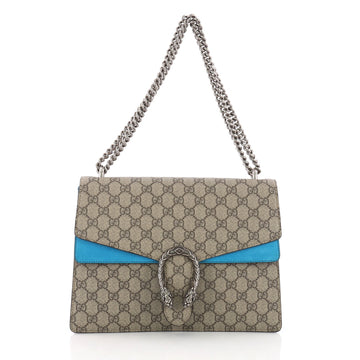 Gucci Dionysus Handbag GG Coated Canvas Medium Gray 3608504