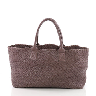 Bottega Veneta Cabat Tote Intrecciato Nappa Medium Purple 3609303