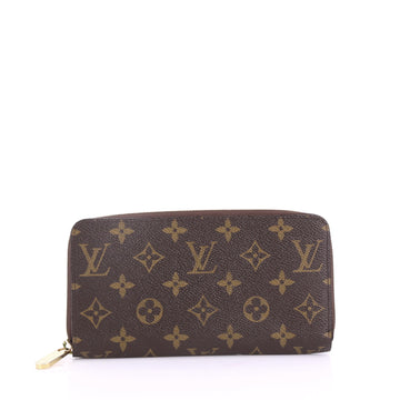 Louis Vuitton Zippy Wallet Monogram Canvas Brown 3612101