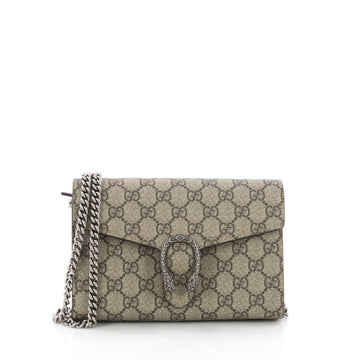 Gucci Dionysus Chain Wallet GG Coated Canvas Small 3612405