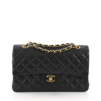 Chanel Vintage Classic Double Flap Bag Quilted Lambskin 3612409