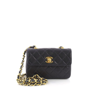 Chanel Vintage CC Chain Flap Bag Quilted Leather Extra 3612412