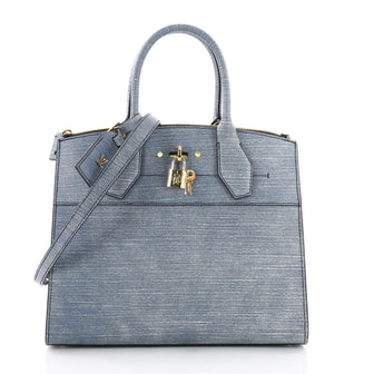 Louis Vuitton City Steamer Handbag Epi Leather MM 3613108