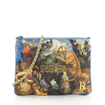 Louis Vuitton Pochette Clutch Limited Edition Jeff Koons Rubens Print Canvas 3613120