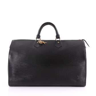 Louis Vuitton Speedy Handbag Epi Leather 40 Black 3614404