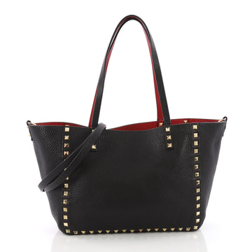 Valentino Rockstud Reversible Convertible Tote Leather 3615103