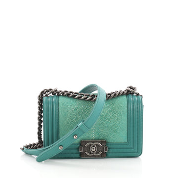 Chanel Boy Flap Bag Stingray Small