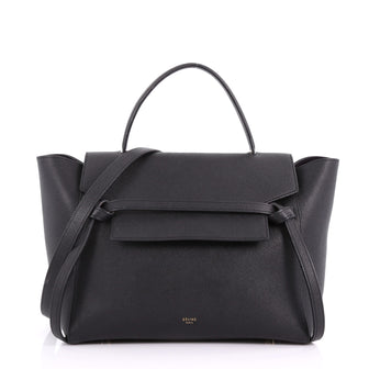 Celine Belt Bag Grainy Leather Mini Black 3617401
