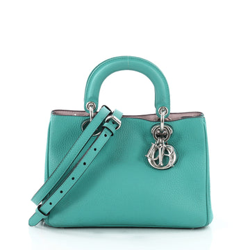 Christian Dior Diorissimo Tote Pebbled Leather Mini - Rebag