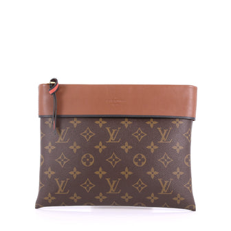 Louis Vuitton Tuileries Pochette Monogram Canvas with Leather 3617903