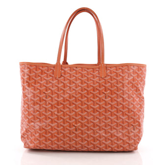 Goyard St. Louis Tote Coated Canvas PM Orange 36188/08