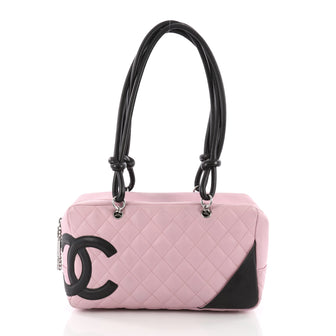 Cambon Bowler Bag Quilted Leather Medium