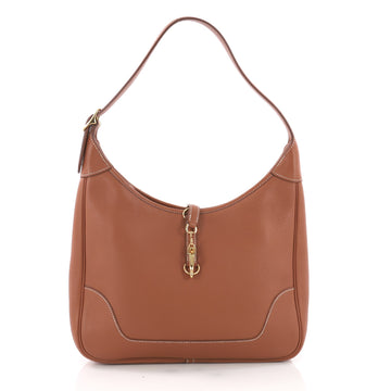 Hermes Trim II Handbag Togo 31 Brown 3623213