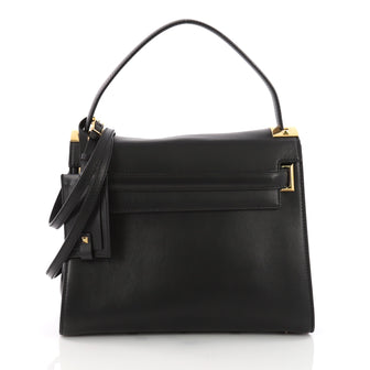 Valentino My Rockstud Satchel Leather Medium Black 3623901