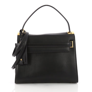 Valentino My Rockstud Satchel Leather Medium Black 3623901
