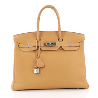 Hermes Birkin Handbag Yellow Togo with Palladium 3624201