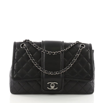 Chanel Elementary Chic Flap Bag Quilted Lambskin Large 3627203