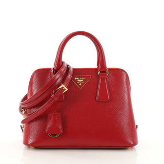 Prada Promenade Handbag Vernice Saffiano Leather Small 3631702
