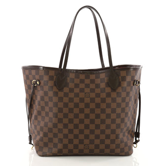 Louis Vuitton Neverfull Tote Damier MM Brown 3632302