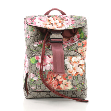  Gucci Buckle Backpack Blooms Print GG Coated Canvas 3632303