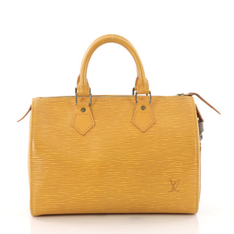 Louis Vuitton Speedy Handbag Epi Leather 25 Yellow 3634902