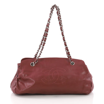 Chanel CC Bowler Bag Caviar Medium Red 3635601