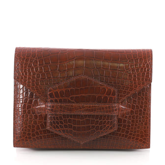 Hermes Faco Clutch Alligator - Designer Handbag - Rebag