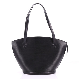 Louis Vuitton Saint Jacques Handbag Epi Leather GM Black 36490/100