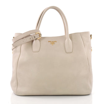 Prada Convertible Shopper Tote Vitello Daino Large 3649014