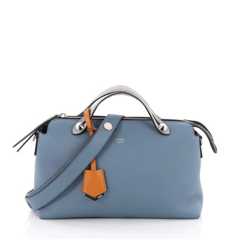 Fendi By The Way Satchel Calfskin Small Blue 36490154