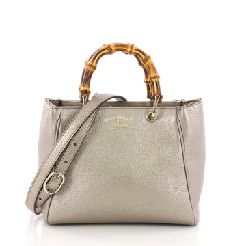 Gucci Bamboo Shopper Tote Leather Mini Brown 36490159