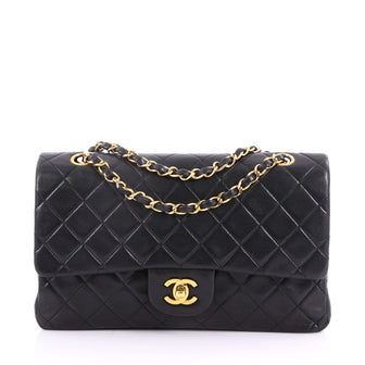 Chanel Vintage Classic Double Flap Bag Quilted Lambskin 3649018