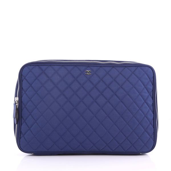 CHANEL, Accessories, Chanel Laptop Sleeve Quilted Nylon