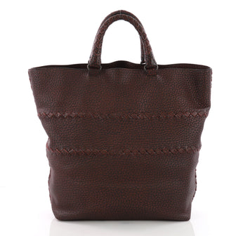 Bottega Veneta Open Tote Cervo Leather with Intrecciato 3649061