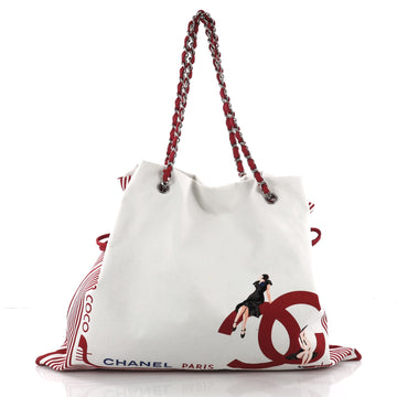 Paris-Venice Bon Bon Tote Printed Canvas XL