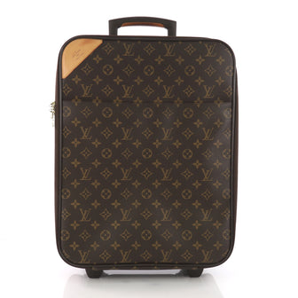 Louis Vuitton Pegase Luggage Monogram Canvas 45 Brown 3649077