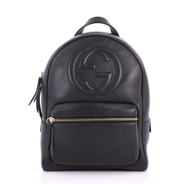 Gucci Soho Chain Backpack Leather Black 3649607