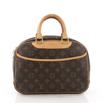 Louis Vuitton Trouville Handbag Monogram Canvas Brown 36519/01