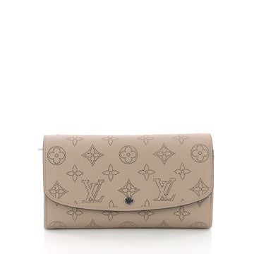 Louis Vuitton Iris Wallet NM Mahina Leather  Brown 36519/03
