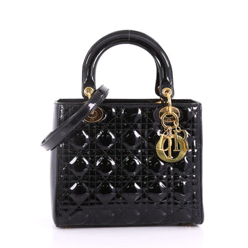Christian Dior Lady Dior Handbag Cannage Quilt Patent 3653601