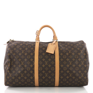 Louis Vuitton Keepall Bag Monogram Canvas 55  Brown 36545/02