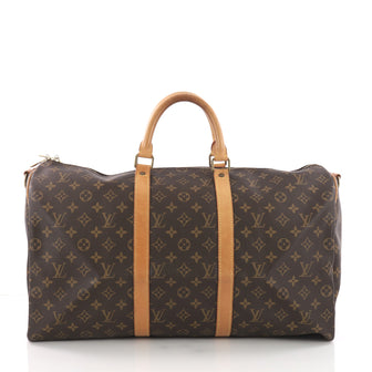  Louis Vuitton Keepall Bag Monogram Canvas 50 Brown 36545/03