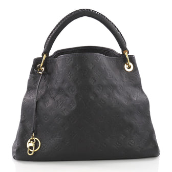 Louis Vuitton Artsy Handbag Monogram Empreinte Leather MM Blue 3655901