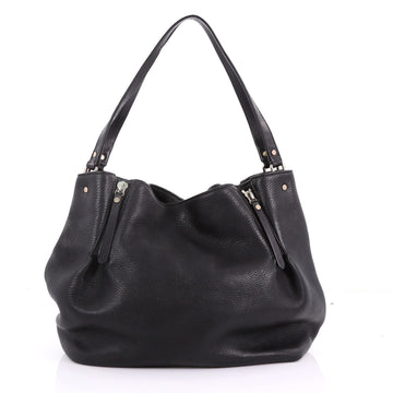 Burberry Maidstone Tote Leather Medium Black 3656801