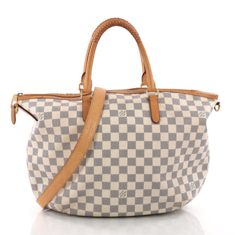 Louis Vuitton Riviera Handbag Damier MM White 36575/01