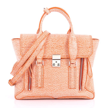 3.1 Phillip Lim Model: Pashli Satchel Leather Medium  Orange 3657902