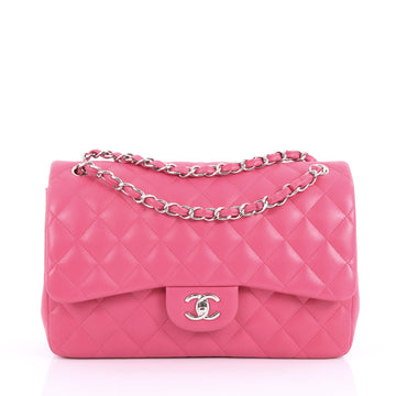 Classic Double Flap Bag Quilted Lambskin Jumbo
