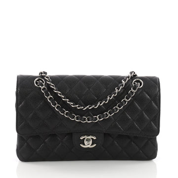 Chanel Classic Double Flap Bag Quilted Caviar Medium 3658601