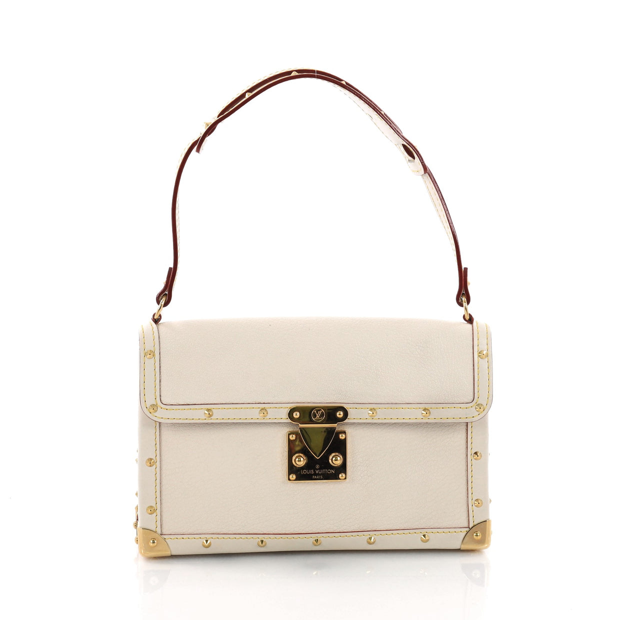 Louis Vuitton Suhali L'Aimable Handbag Leather White 3661301