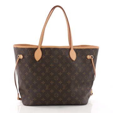 Louis Vuitton Neverfull Tote Monogram Canvas MM Brown 3661602